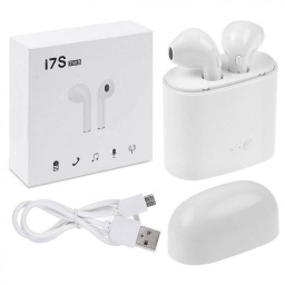 AURICULARES BLUETOOTH TWS  I7-MINI BLANCOS