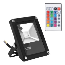 Reflector Foco Led 10w Rgb Ip65 16 Colores P Exterior