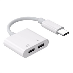 Adaptador Usb C A 2 Puertos Usb C Audio