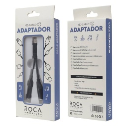 ADAPTADOR ROCA  LIGHTNING A LIGHTNING + 3.5