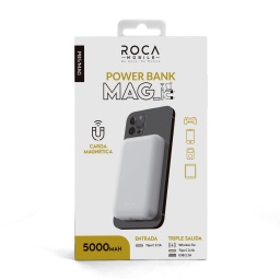 POWER BANK ROCA PB5/MAG 5000 MAH CARGA MAGNETICA