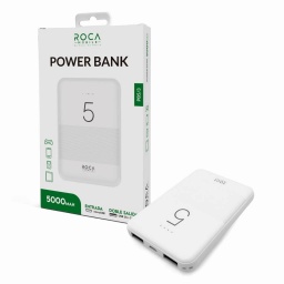 POWER BANK ROCA PB5/3 5000 MAH BLANCO