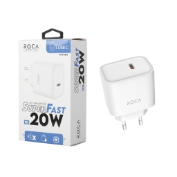 CARGADOR ROCA 20W SUPERFAST 1 USB C SIN CABLE