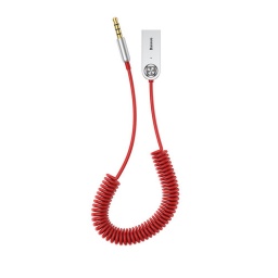 ADAPTADOR AUDIO WIRELESS BASEUS BA01 ROJO