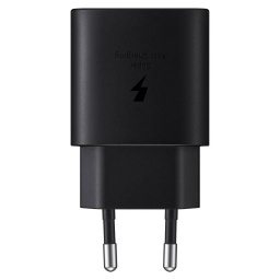 FICHA DE CARGA SAMSUNG TIPO C 25 W NEGRO