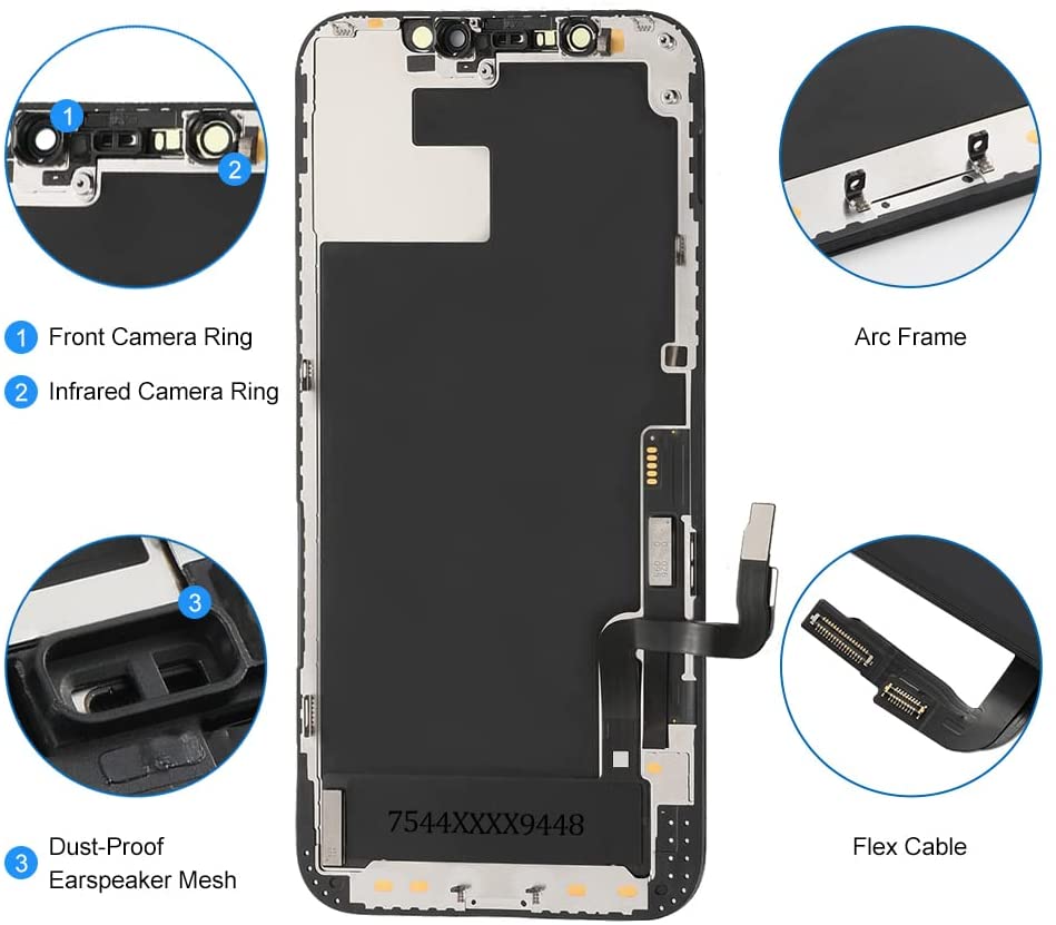 Protector de Pantalla para iPhone 12 , Iphone 12 Pro - alta Calidad  Hidrogel - Repuestos Fuentes